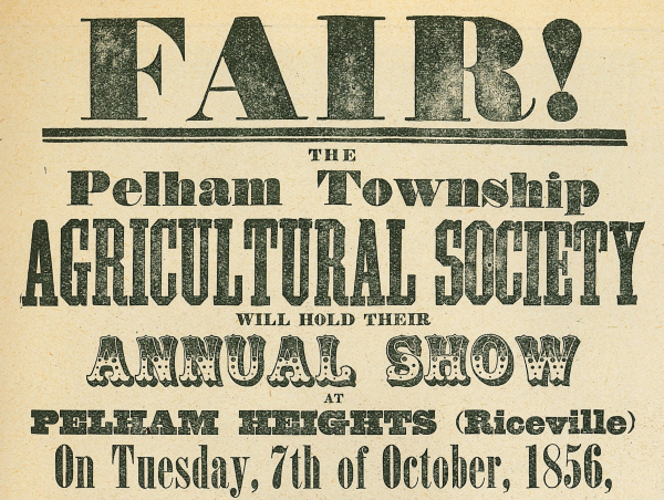 Pelham Agricultural Fair poster