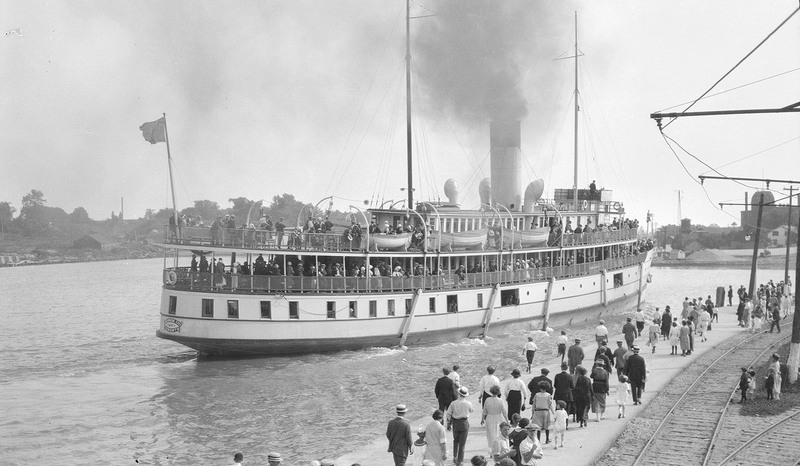 Boat at Port Dalhousie 1913