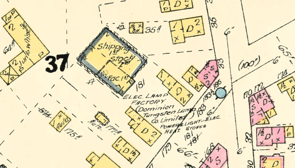 Fire Insurance Plan of St. Catharines 1923